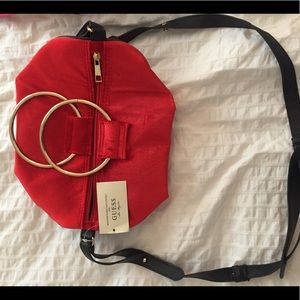Guess red bag